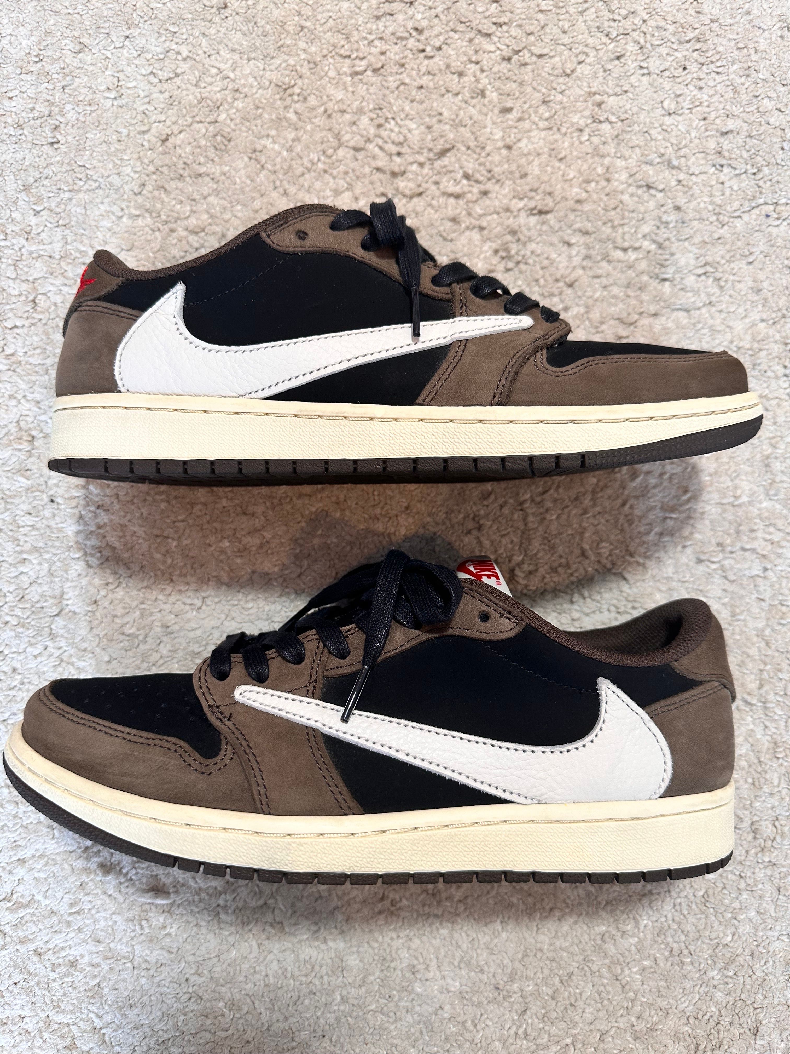 Travis Scott × Nike Air Jordan 1 Low OG SP-T "Black/Dark Mocha"