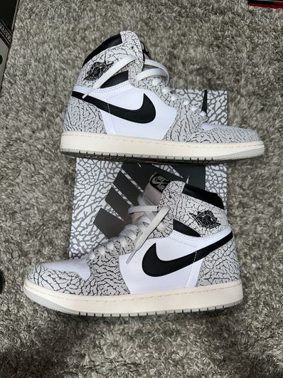Nike Air Jordan 1 High OG "White Cement/Safari"