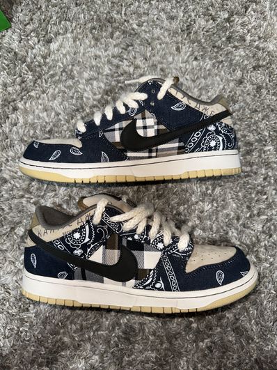 Travis Scott × Nike SB Dunk Low "Black/Parachute Beige"