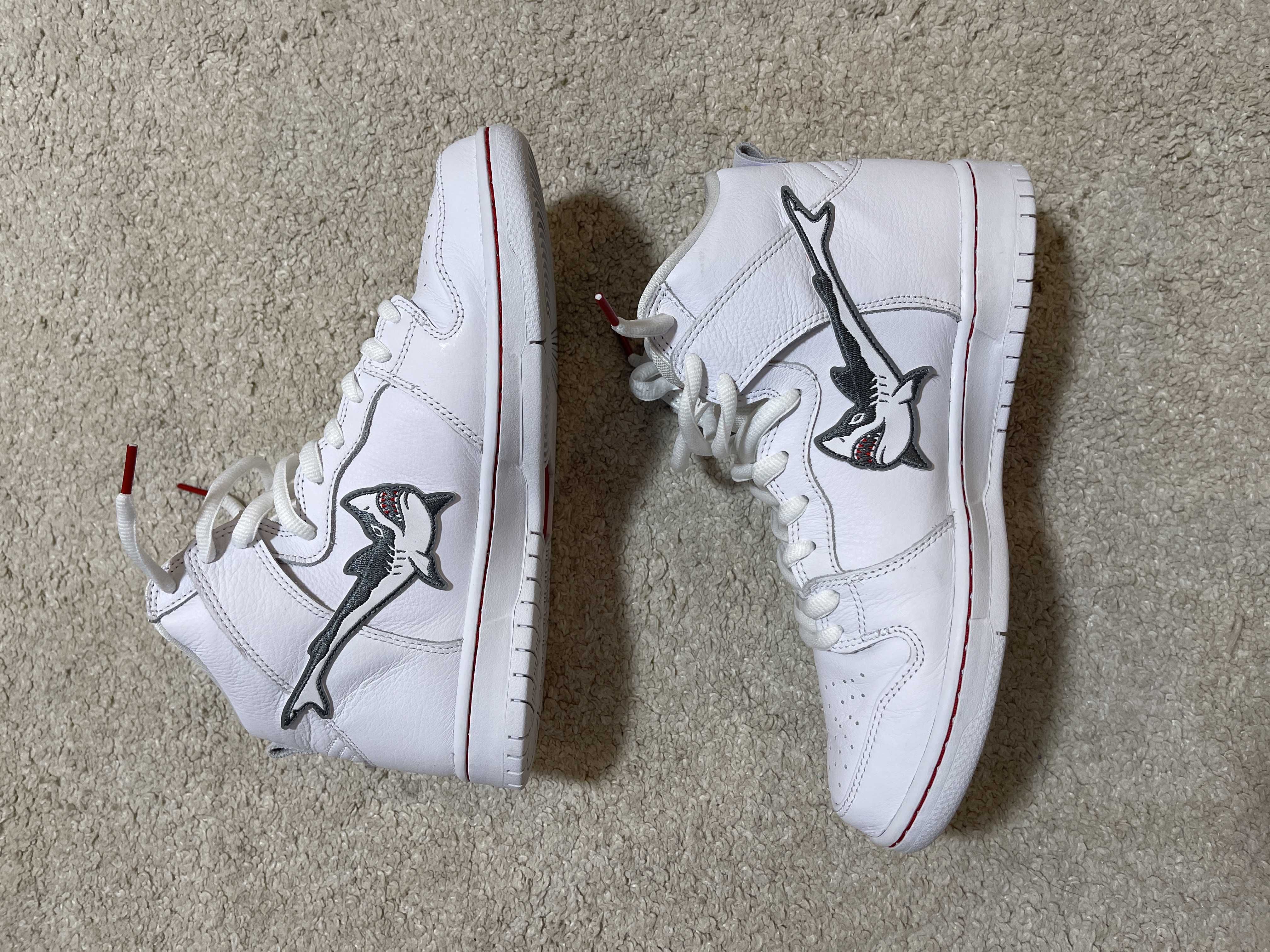 Oski x Nike SB Dunk High "Great White Shark"