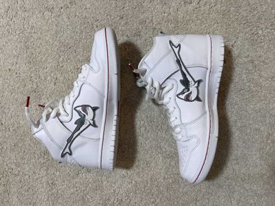 Oski x Nike SB Dunk High "Great White Shark"