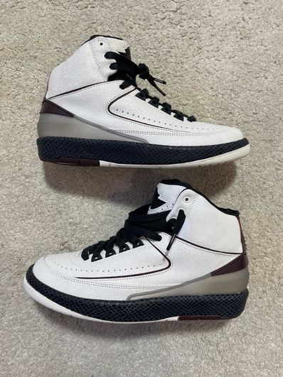 A Ma Maniere × Nike Air Jordan 2 "Airness/Sail and Burgundy"