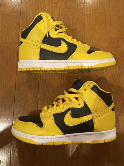 Nike Dunk High "Black/Varsity Maize"
