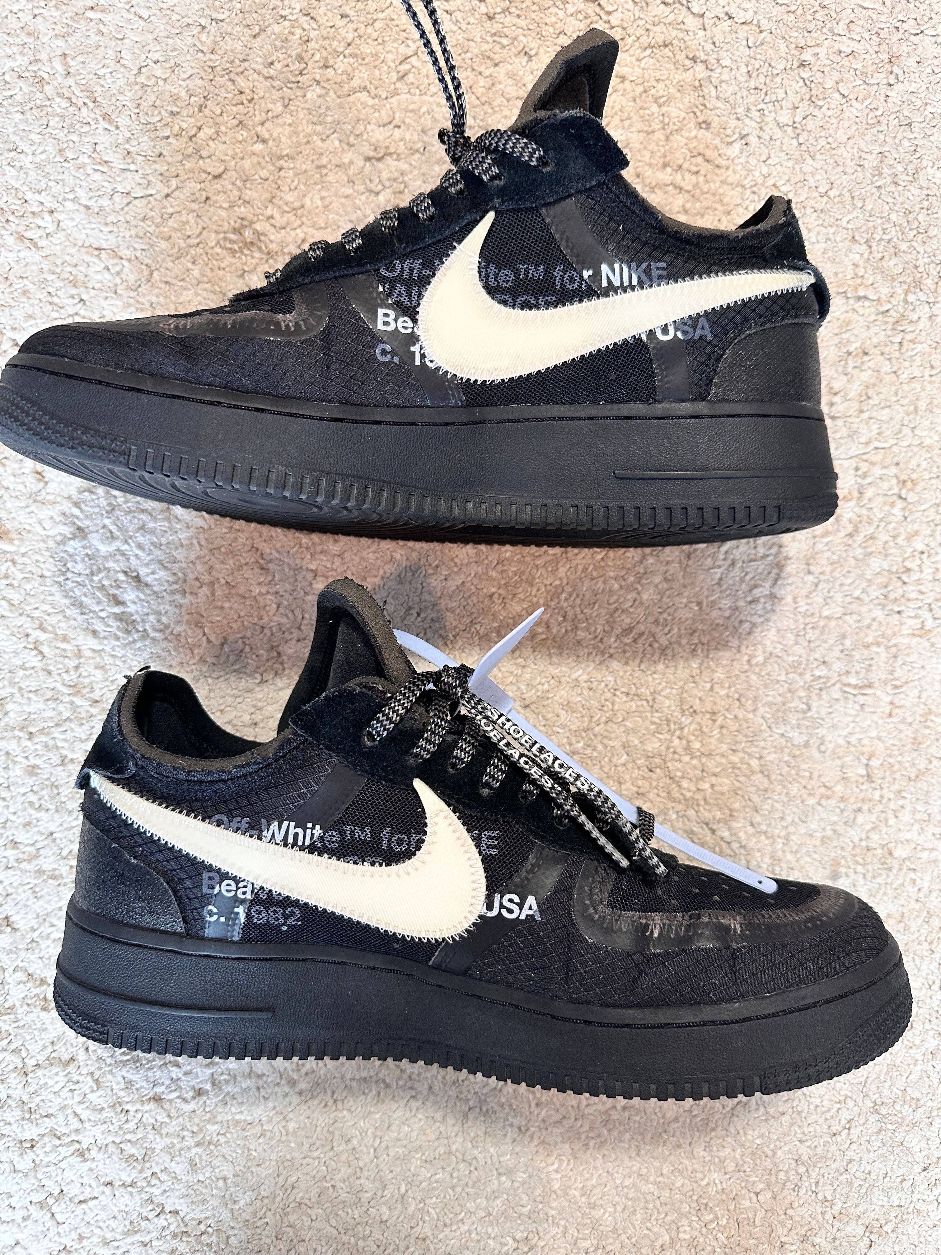 Off-White × Nike Air Force 1 Low "Black"