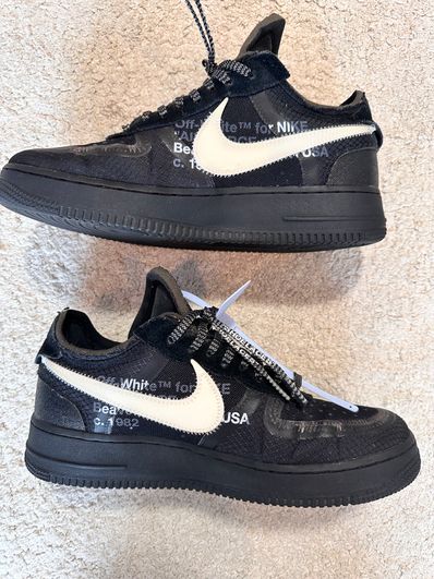 Off-White × Nike Air Force 1 Low "Black"