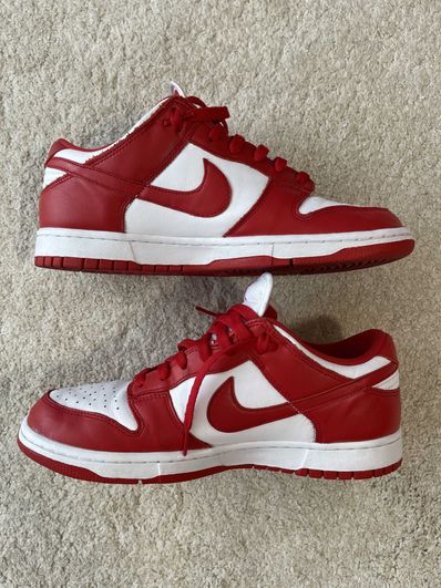 Nike Dunk Low SP "White and University Red"
