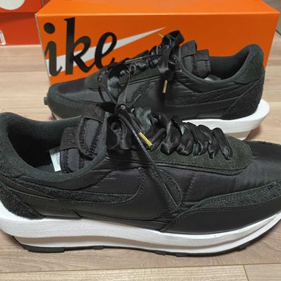 sacai × Nike LDV Waffle "Triple Black"