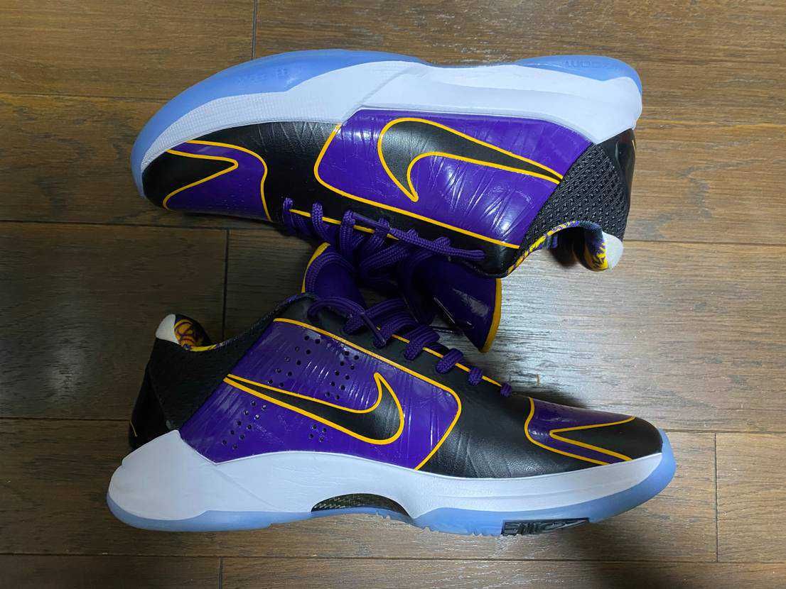 プレゼント対象商品】 コービー5 プロトロ レイカーズNIKE KOBE 5 ...