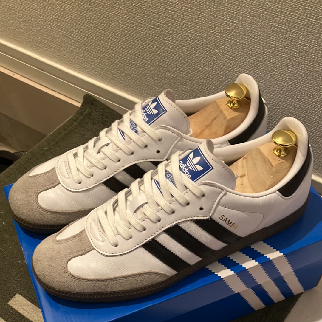 adidas Samba OG "Cloud White/Core Black/Clear Granite"