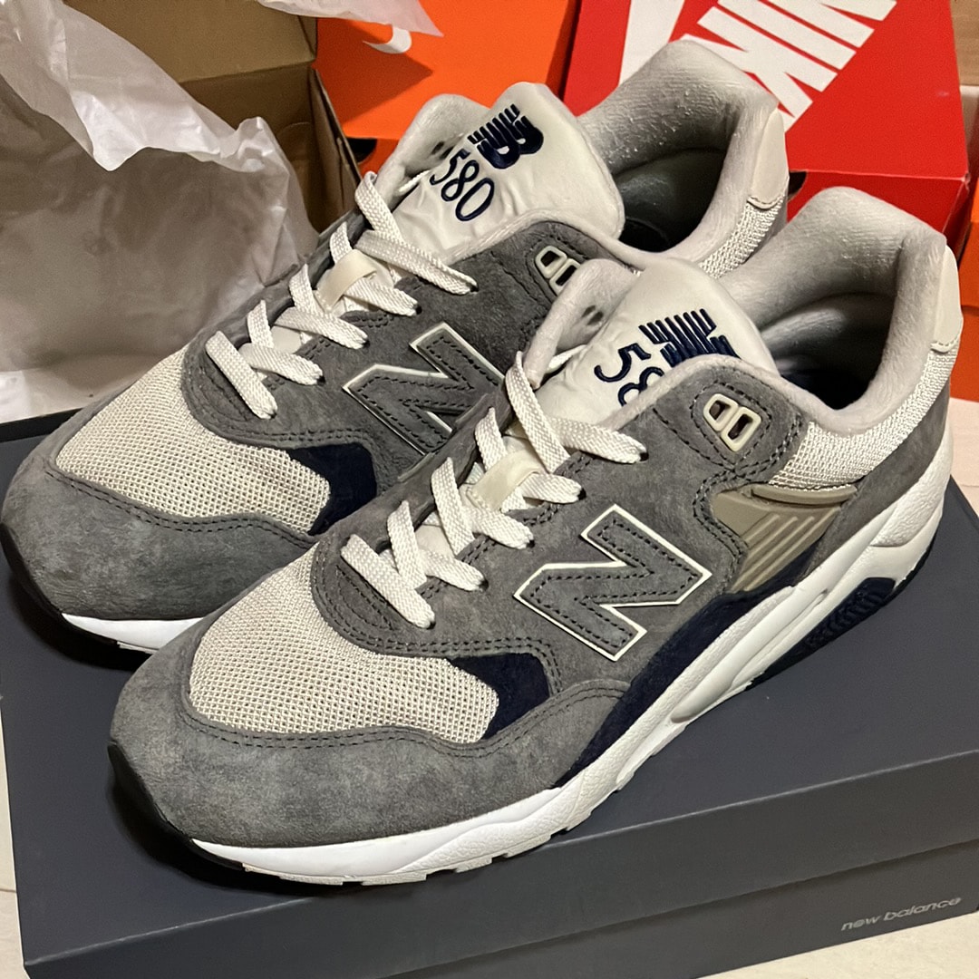 New Balance 580V2 "Gray/Navy"