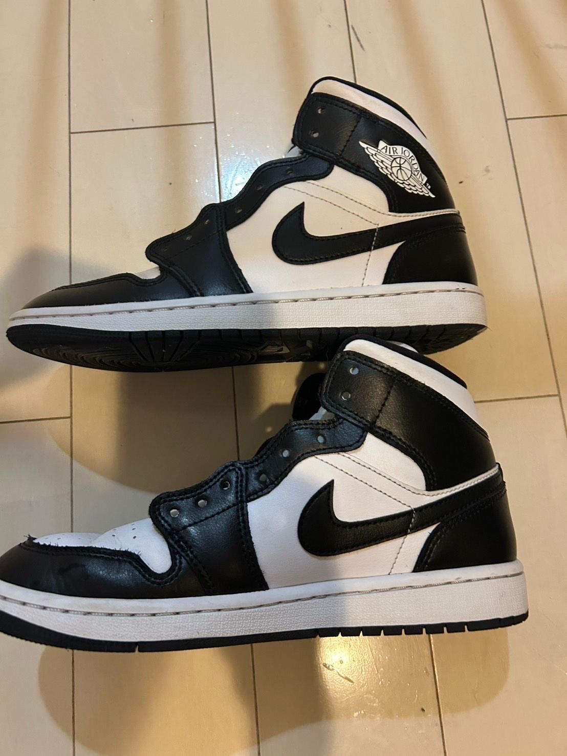 Nike Women's Air Jordan 1 Mid "Black/White"