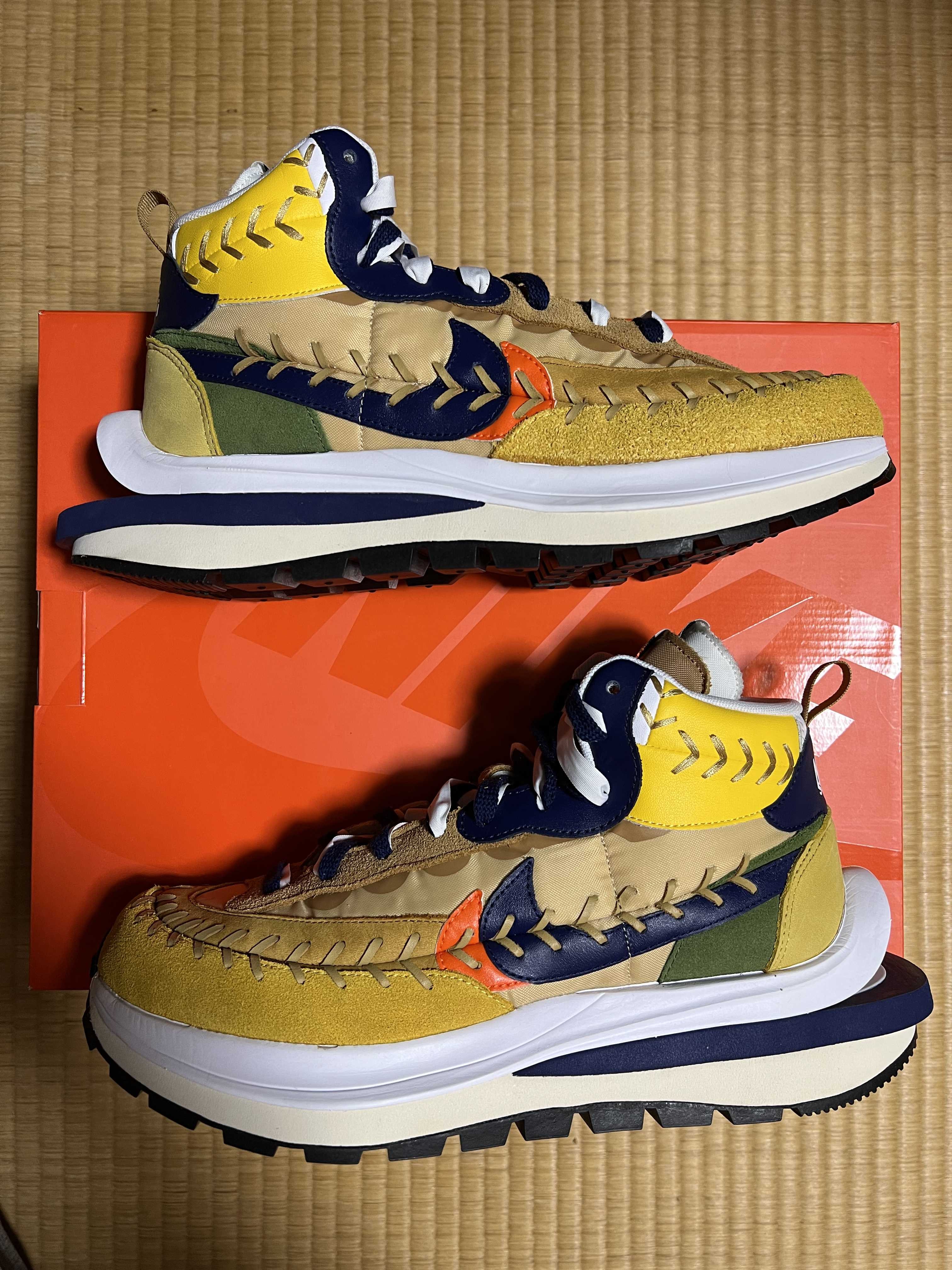 Jean-Paul Gaultier × sacai × Nike VaporWaffle "Sesame/Multi Color"