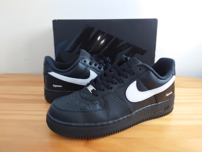 Supreme × Nike Air Force 1 Low "Black/White"