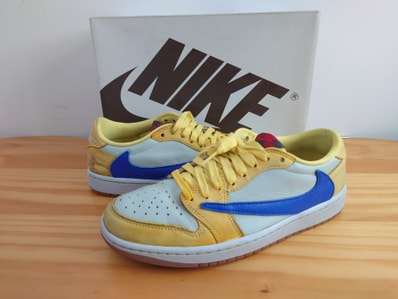 Travis Scott × Nike Women's Air Jordan 1 Retro Low OG "Canary"