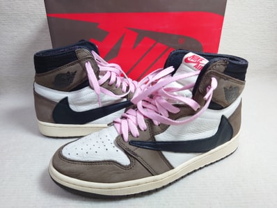 Travis Scott × Nike Air Jordan 1 Retro High OG TS SP "Sail/Dark Mocha"