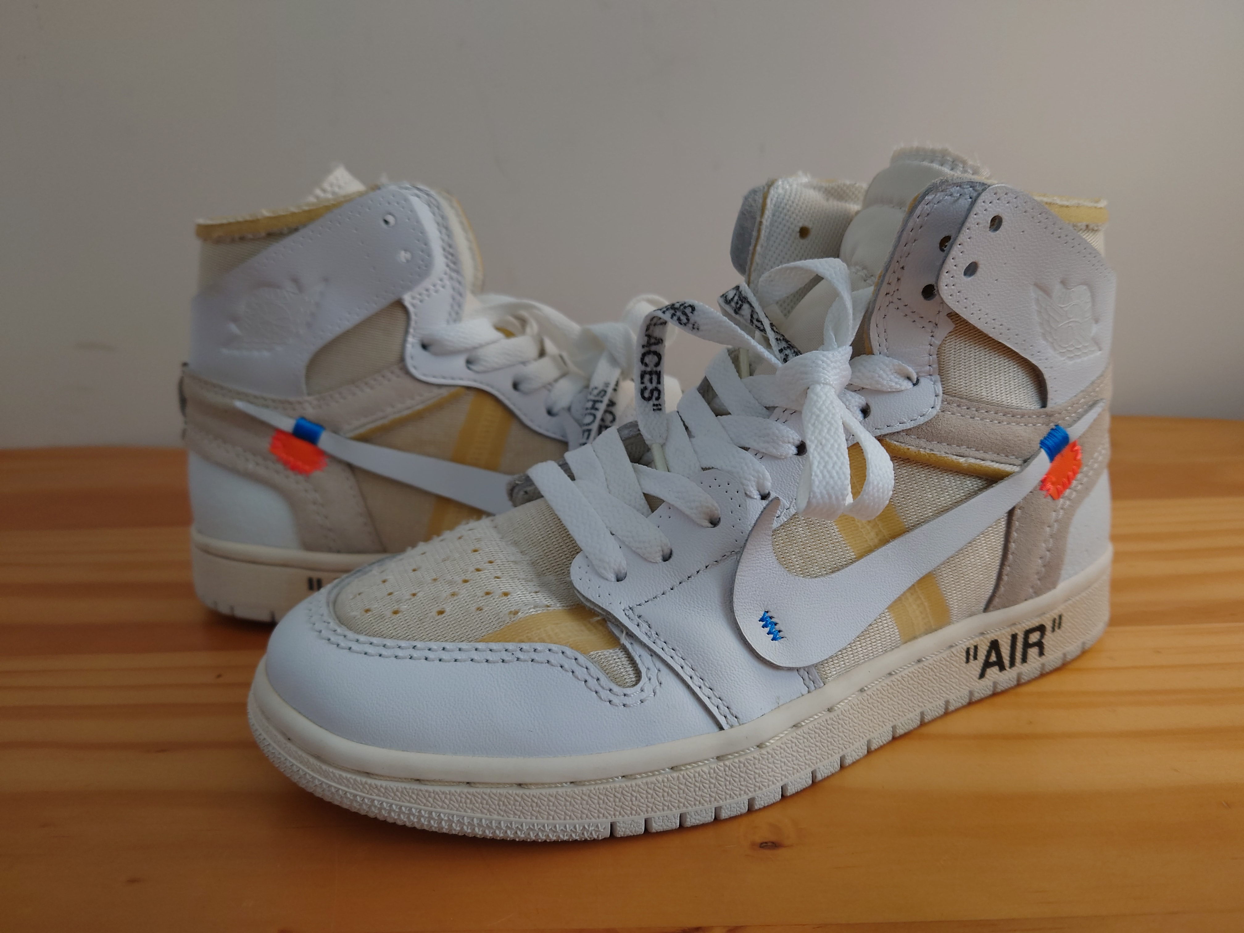 Off-White × Nike GS Air Jordan 1 Retro High "White"
