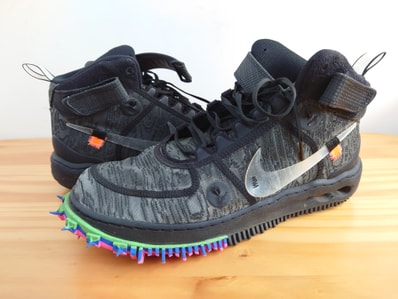 Off-White × Nike Air Force 1 Mid "Black"