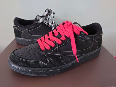 Travis Scott × Nike Air Jordan 1 Low OG SP "Black Phantom"