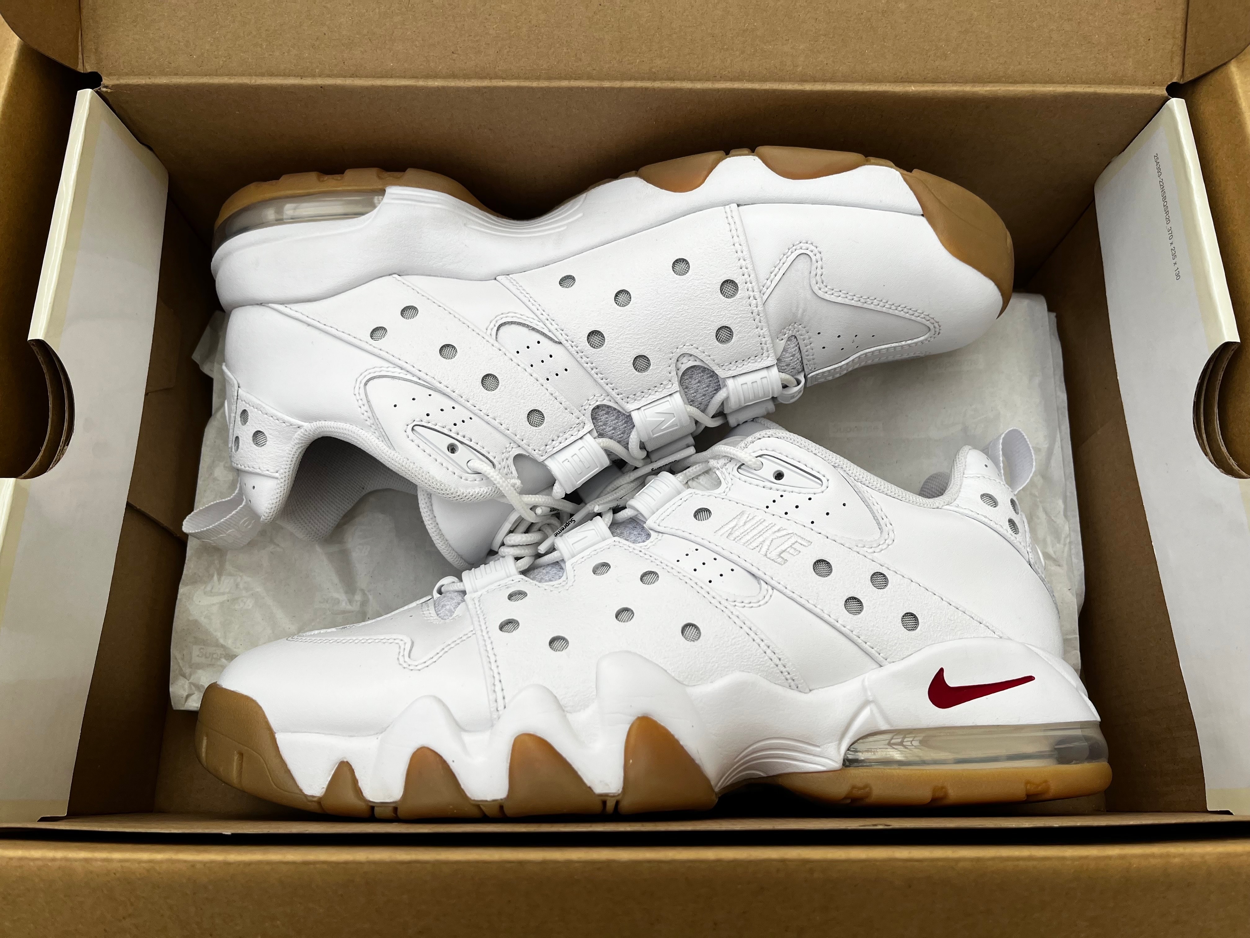 Supreme × Nike SB Air Max 2 CB 94 Low SP "White" (26SS Week2)