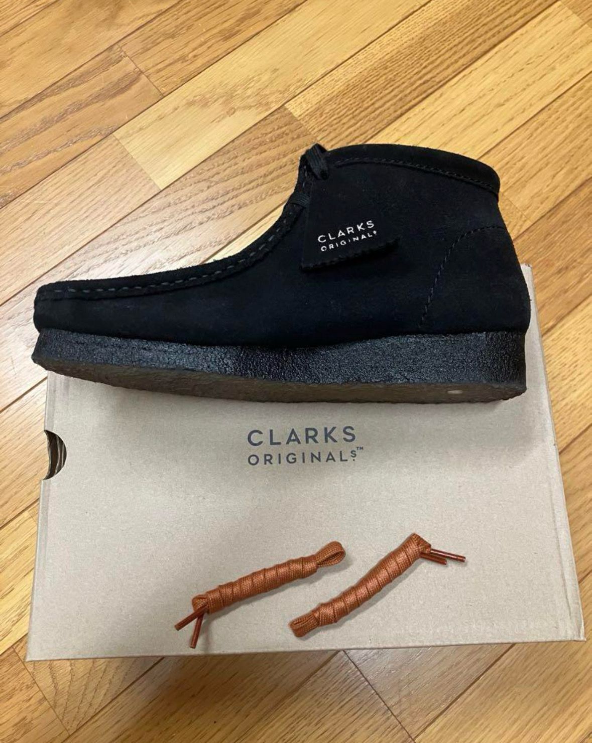 Clarks Wallabee Boot "Black Suede"