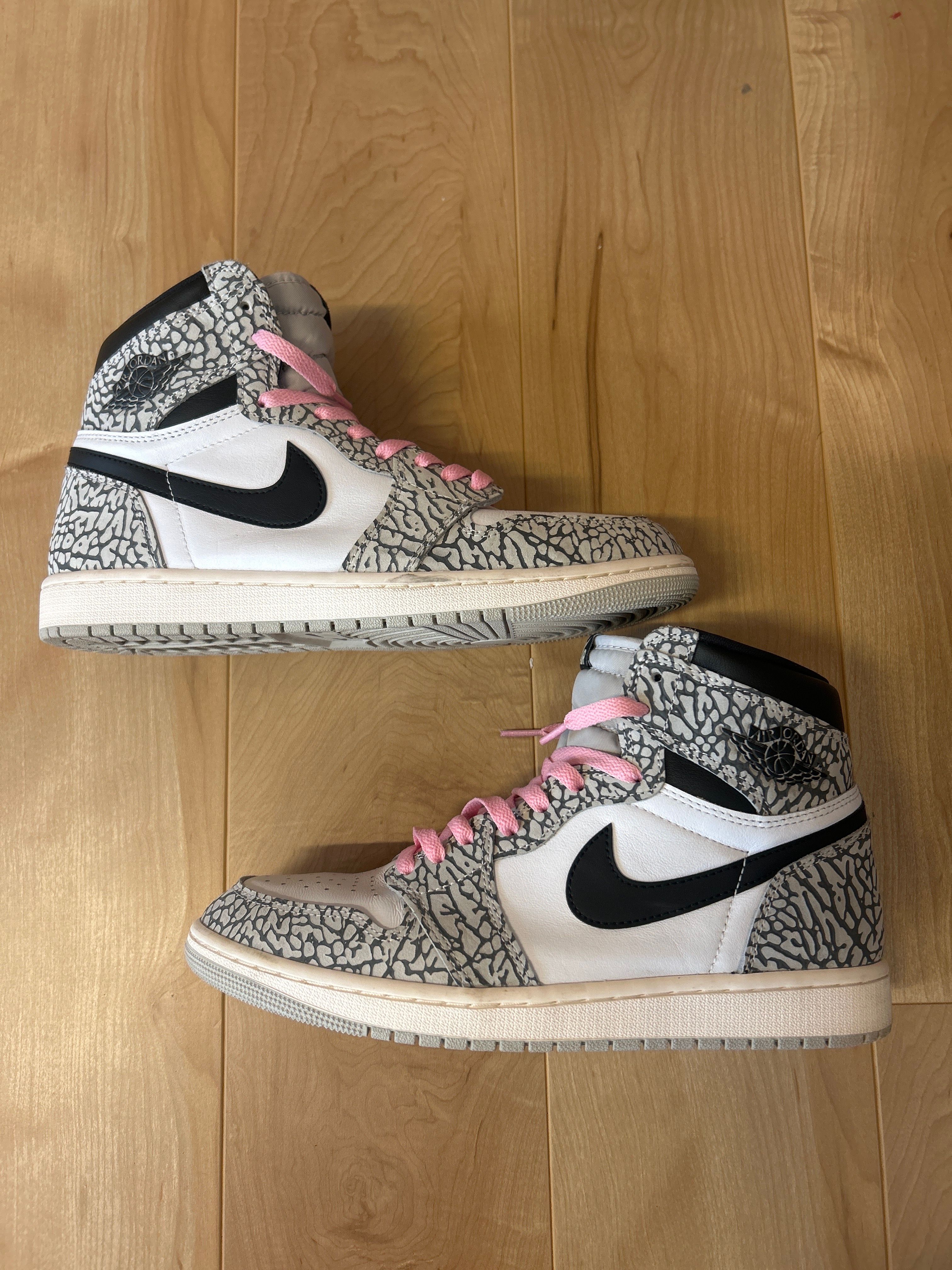 Nike Air Jordan 1 High OG "White Cement/Safari"