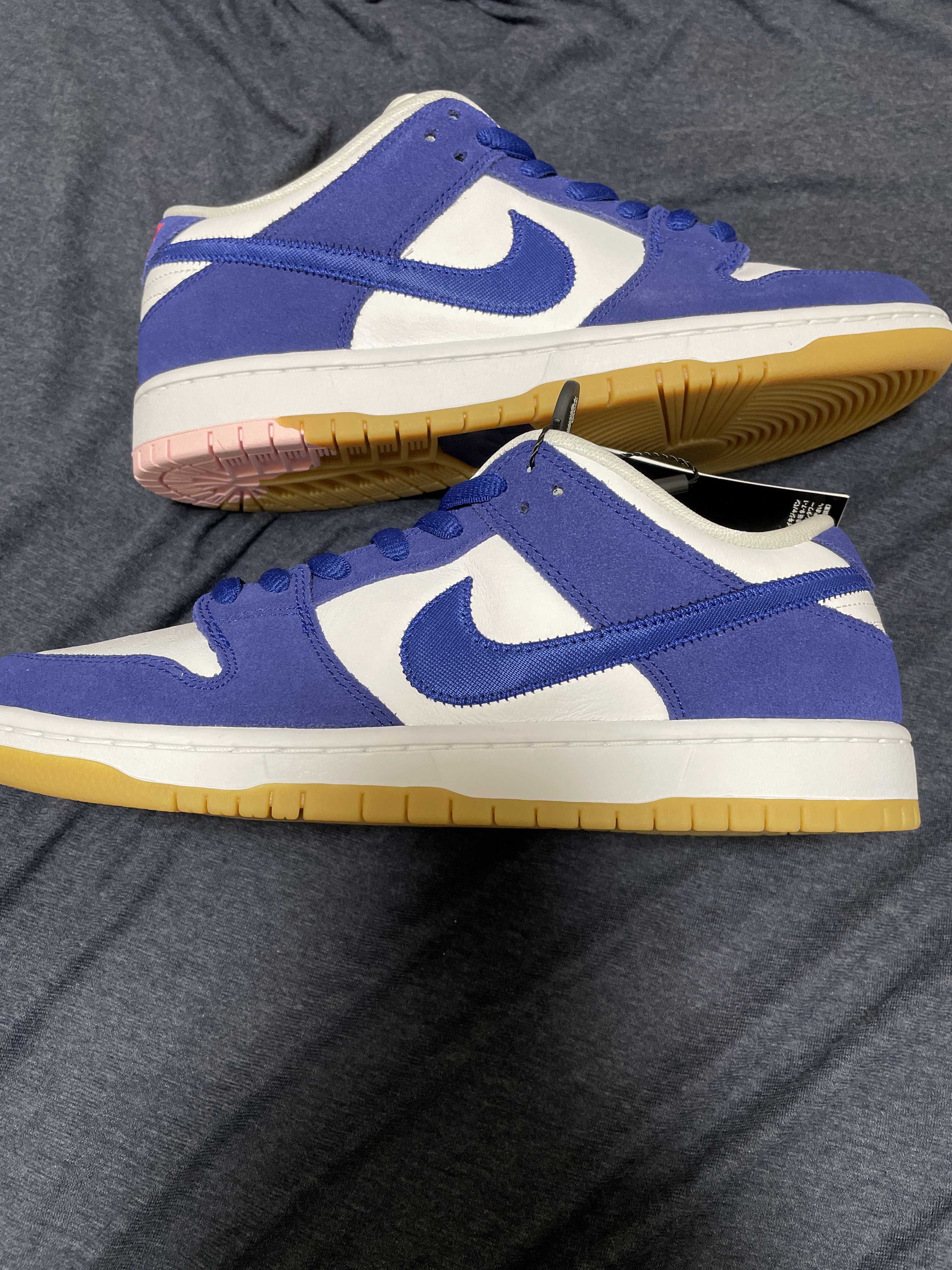 Nike SB Dunk Low "Los Angeles Dodgers/Deep Royal Blue"