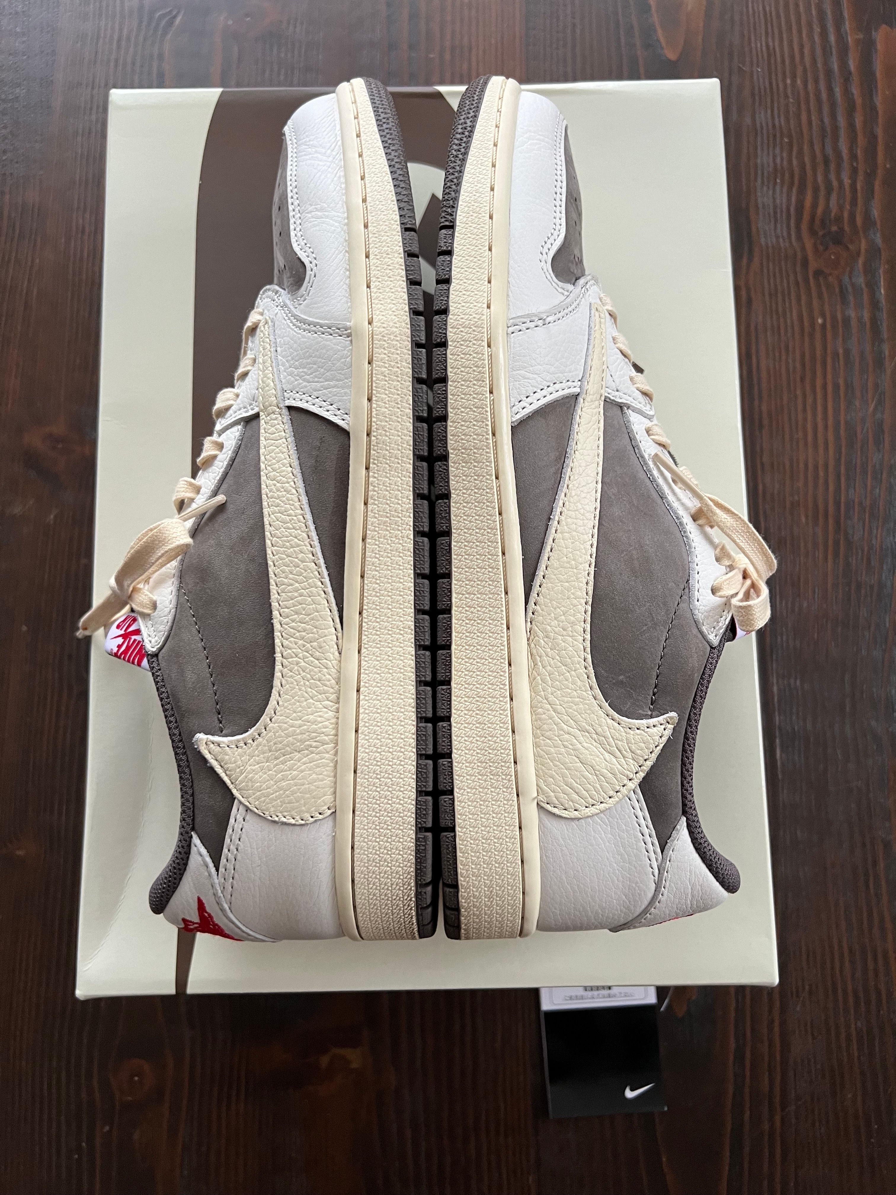 Travis Scott × Nike Air Jordan 1 Low OG SP "Reverse Mocha/Sail and Ridgerock"