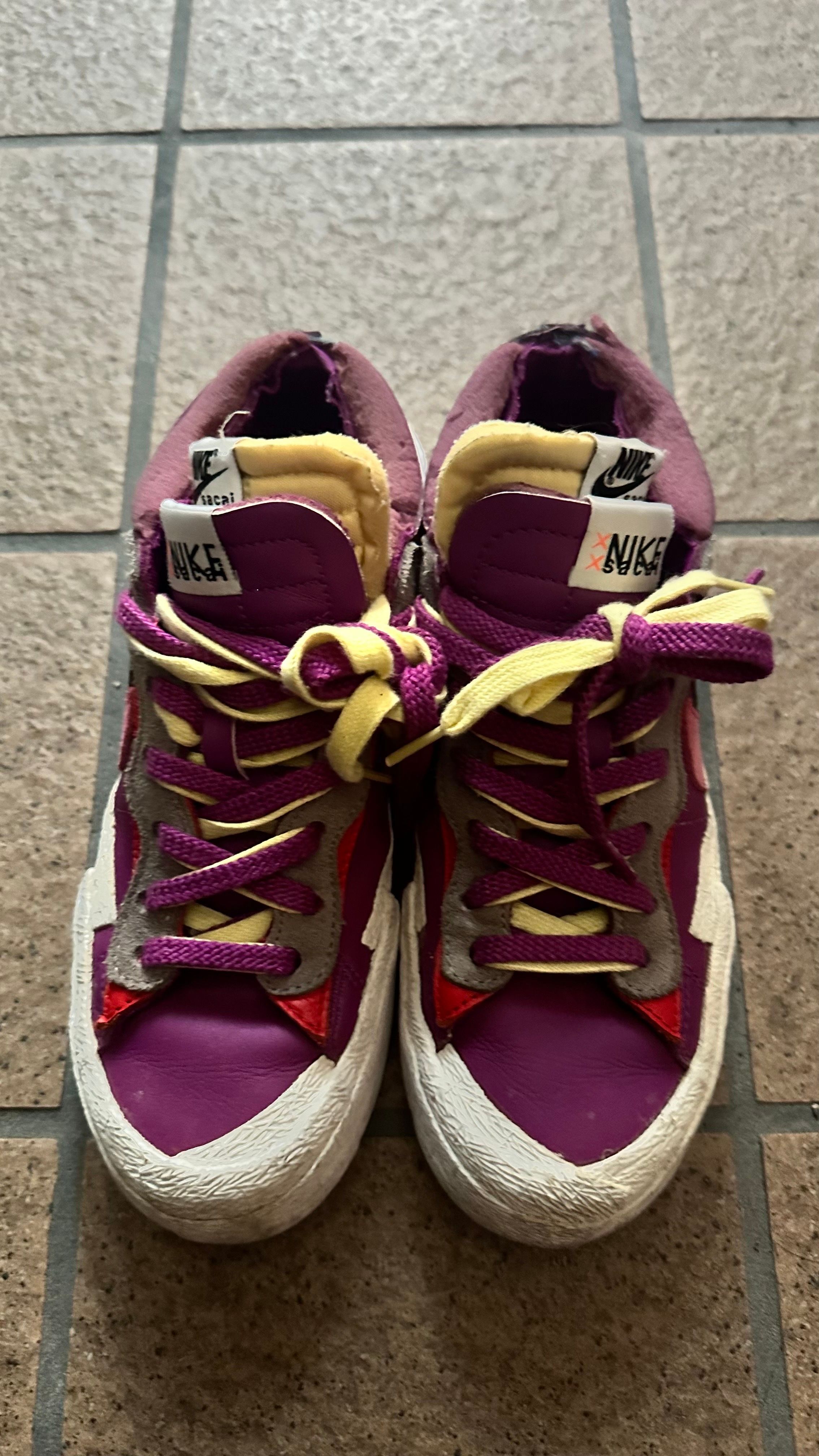 KAWS × sacai × Nike Blazer Low "Purple Dusk"