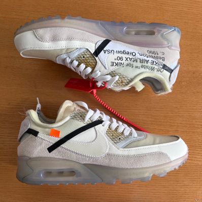 Off-White × Nike Air Max 90 "The 10/Sail"