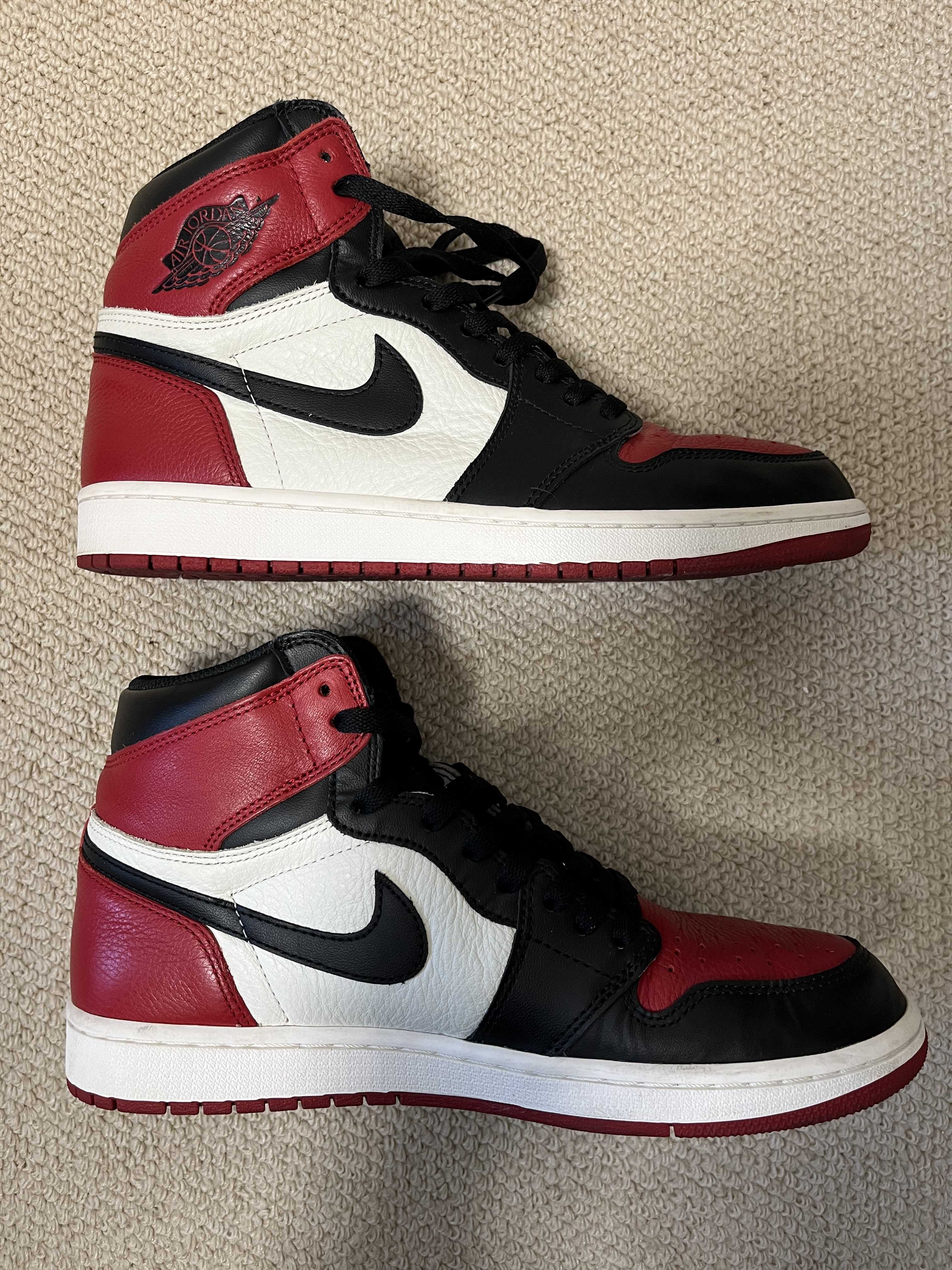 Nike Air Jordan 1 Retro High OG "Bred Toe"