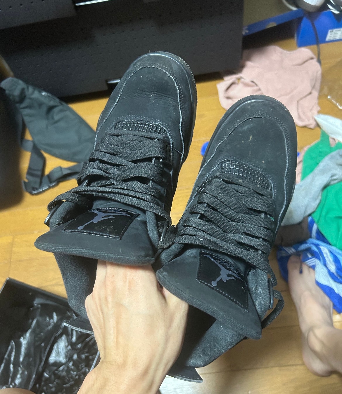 ナイキ ジョーダン4 "ブラックキャット"