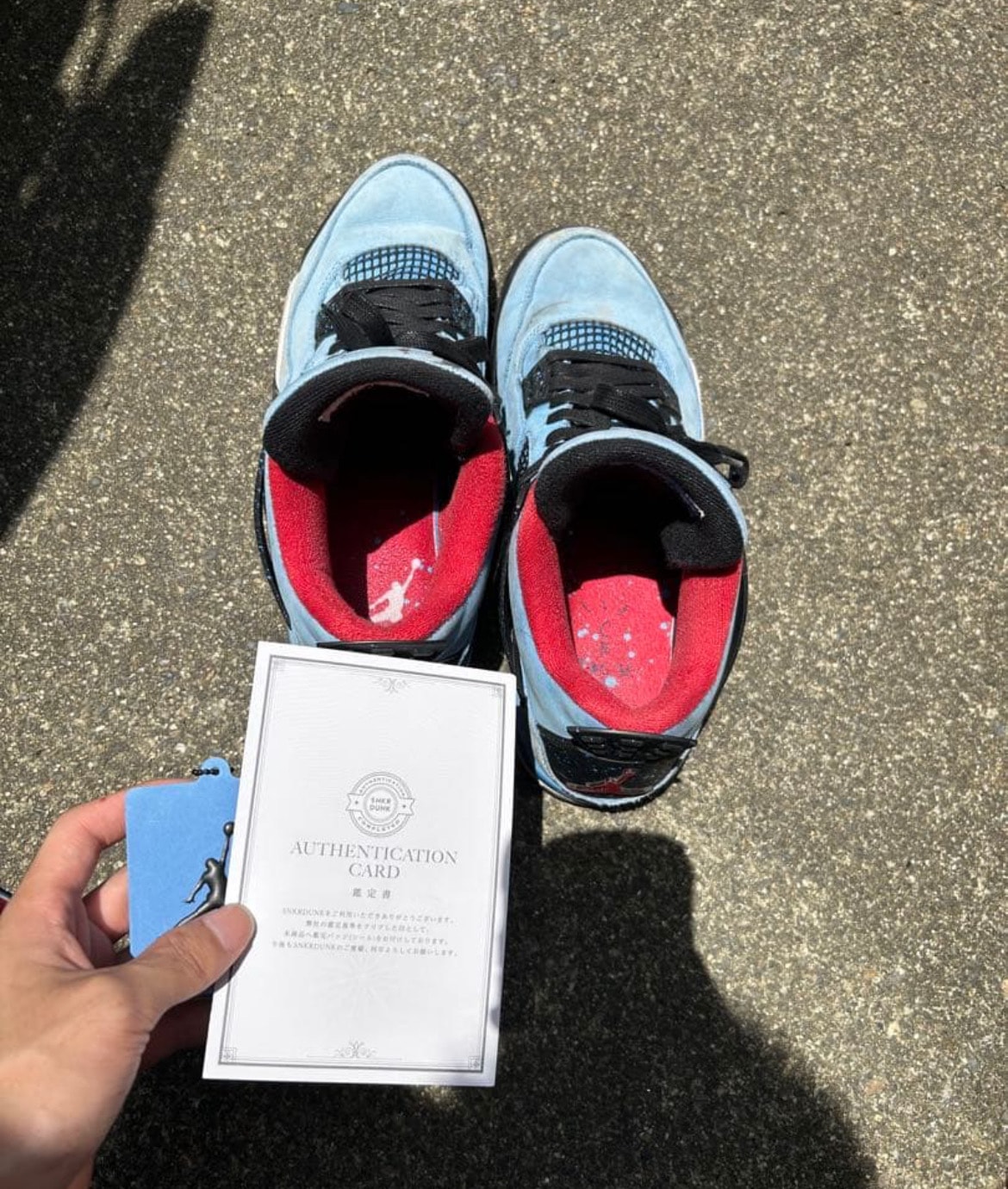 Travis Scott × Nike Air Jordan 4 Retro Cactus Jack "University Blue"