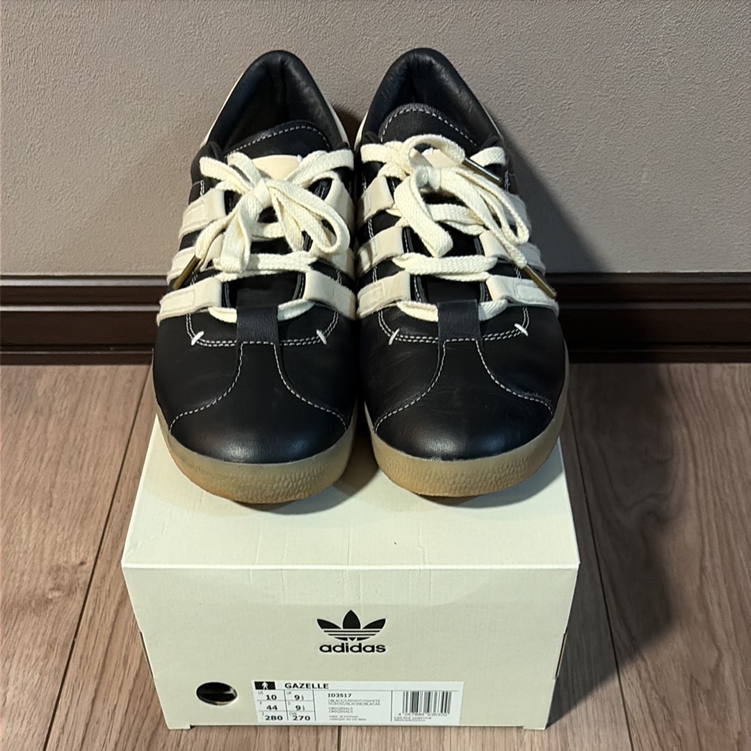 FOOT INDUSTRY × adidas Gazelle "Core Black/Cream White"