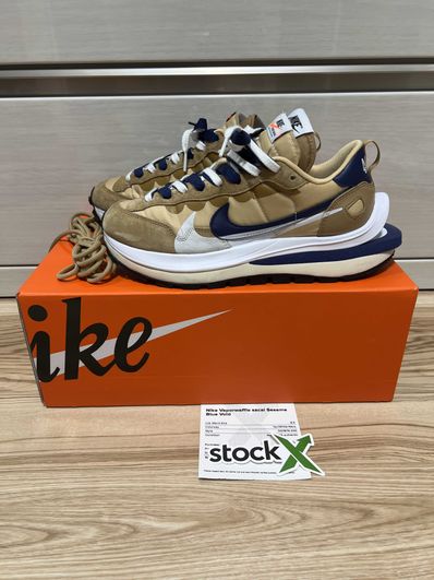 Sacai × Nike Vapor Waffle "Sesame And Blue Void"