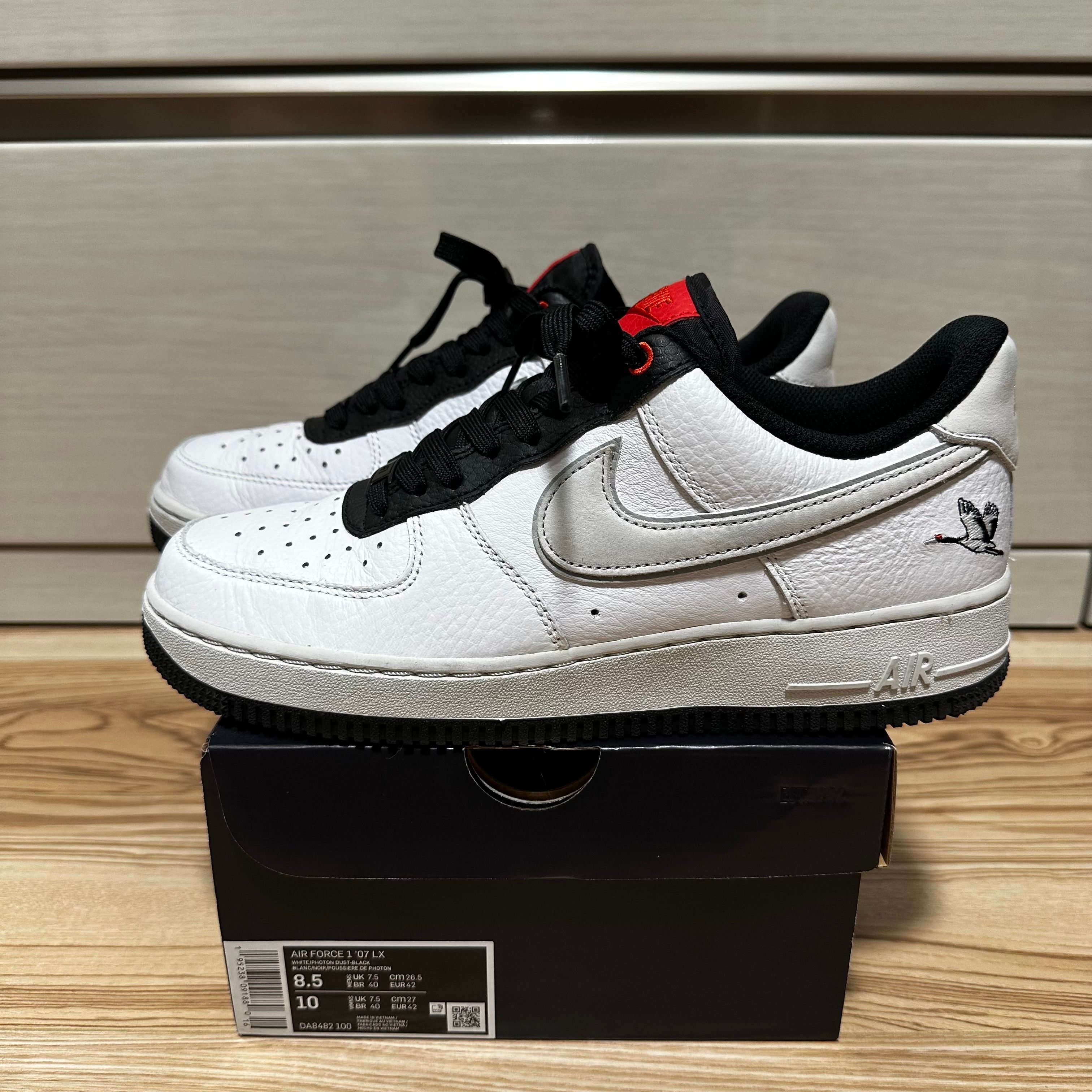 Nike Air Force 1 Low '07 LX "White/Chile Red"