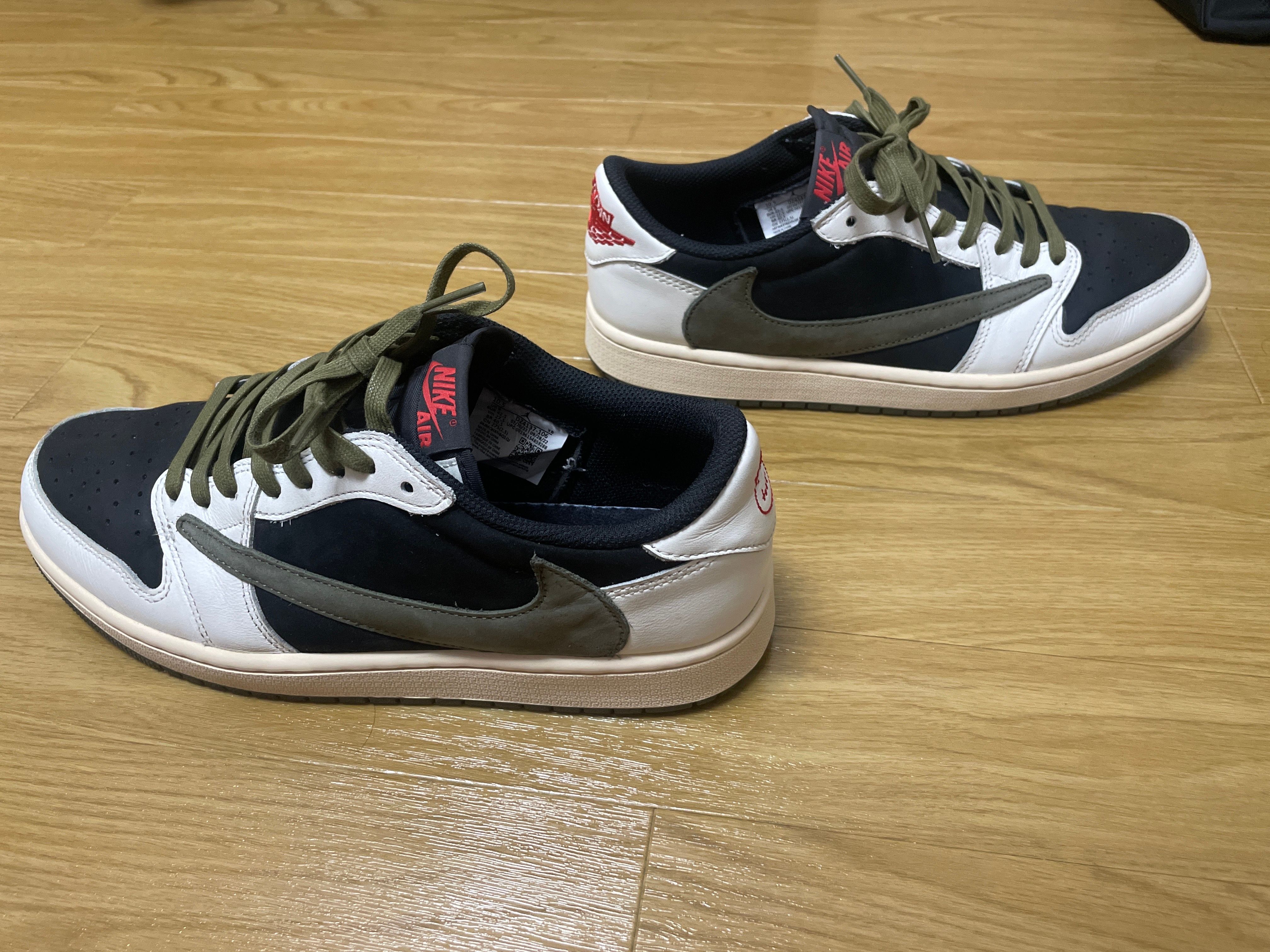 Travis Scott × Nike Women's Air Jordan 1 Low OG "Medium Olive"