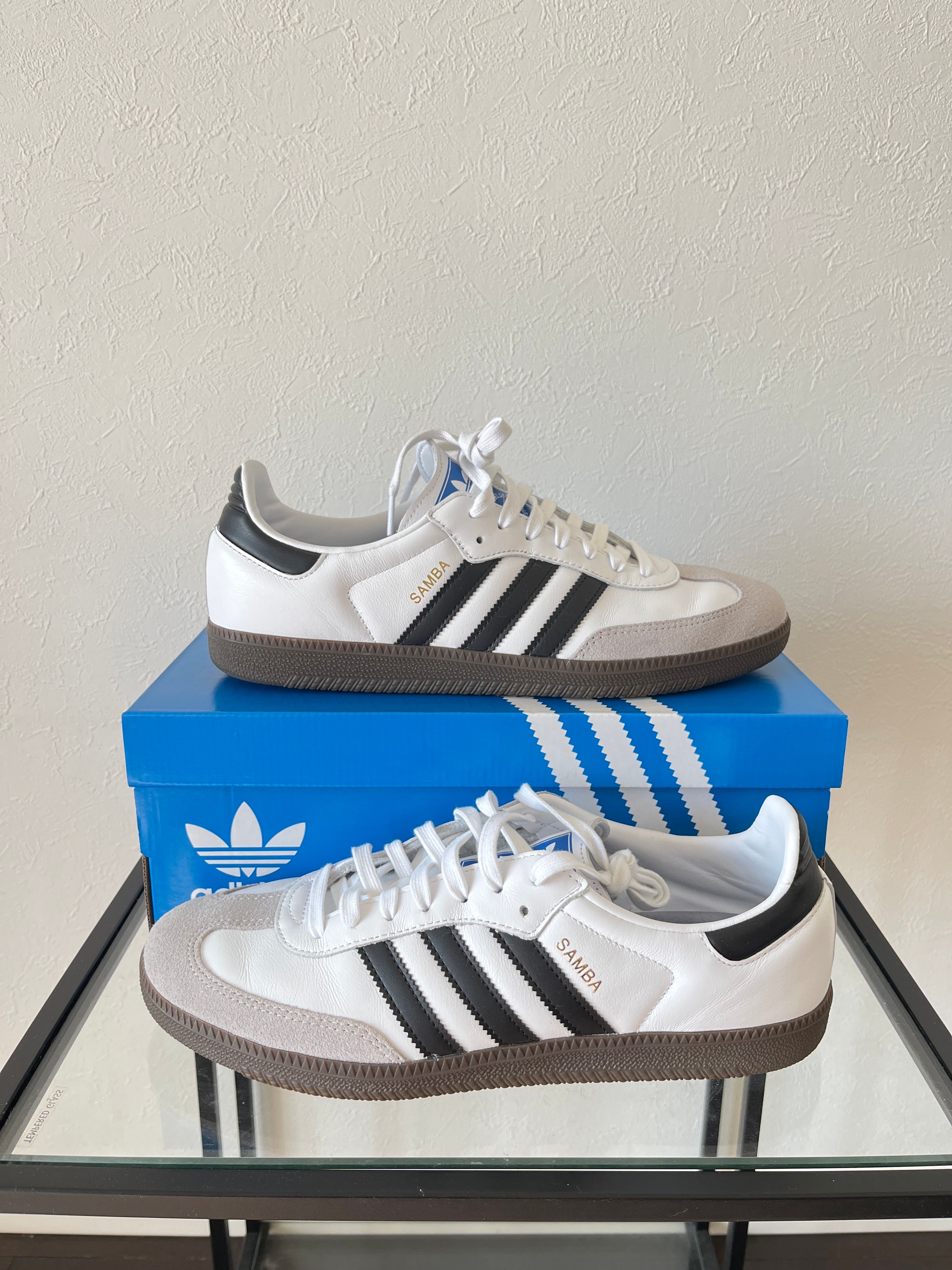 adidas Samba OG "Cloud White/Core Black/Clear Granite"