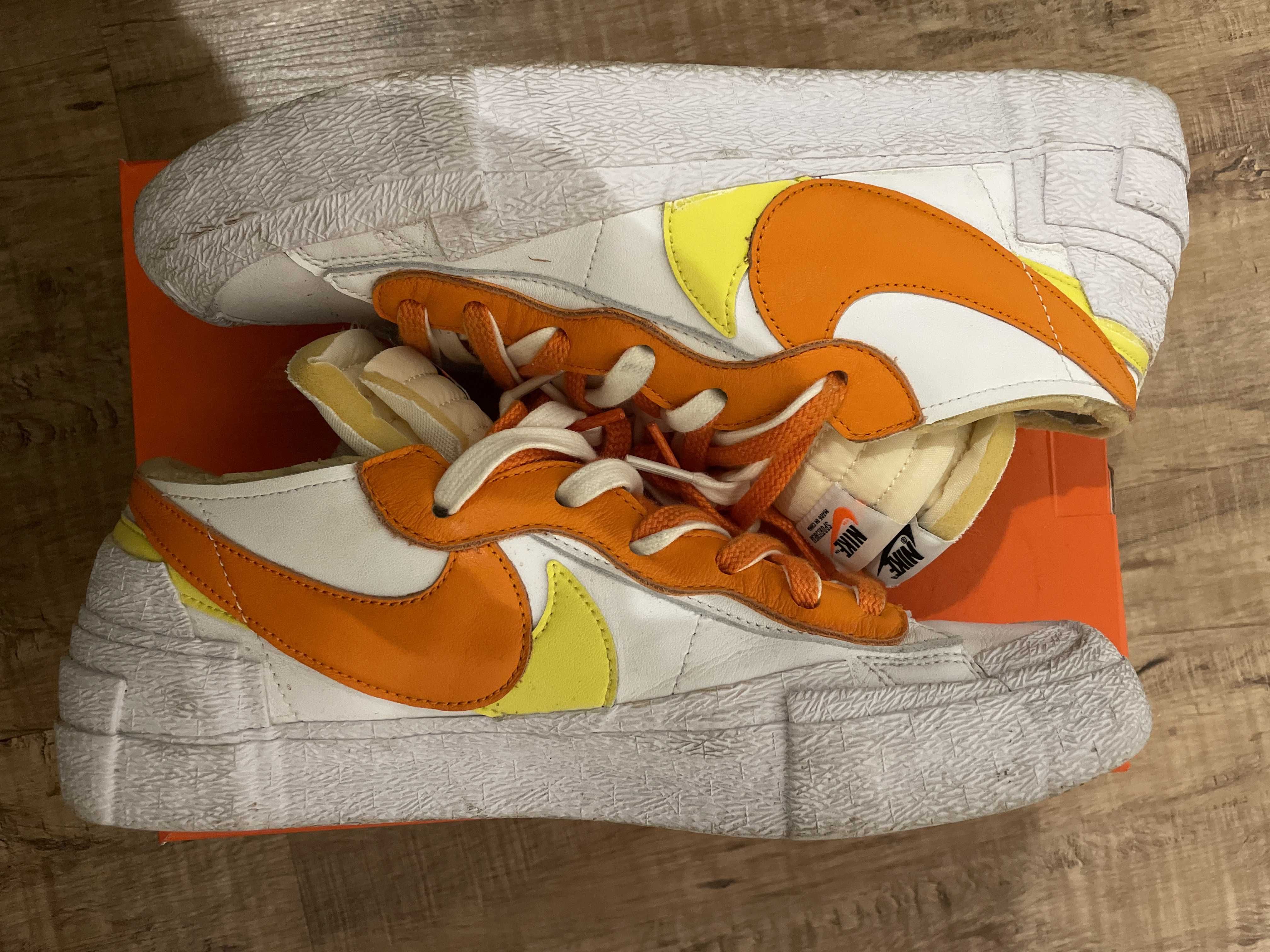 SACAI × NIKE BLAZER LOW "MAGMA ORANGE"
