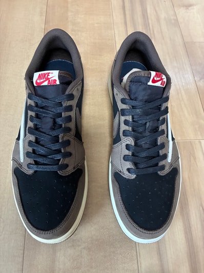 Travis Scott × Nike Air Jordan 1 Low OG SP-T "Black/Dark Mocha"