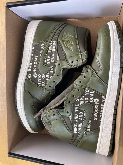 Nike Air Jordan 1 Retro High "Olive Canvas"