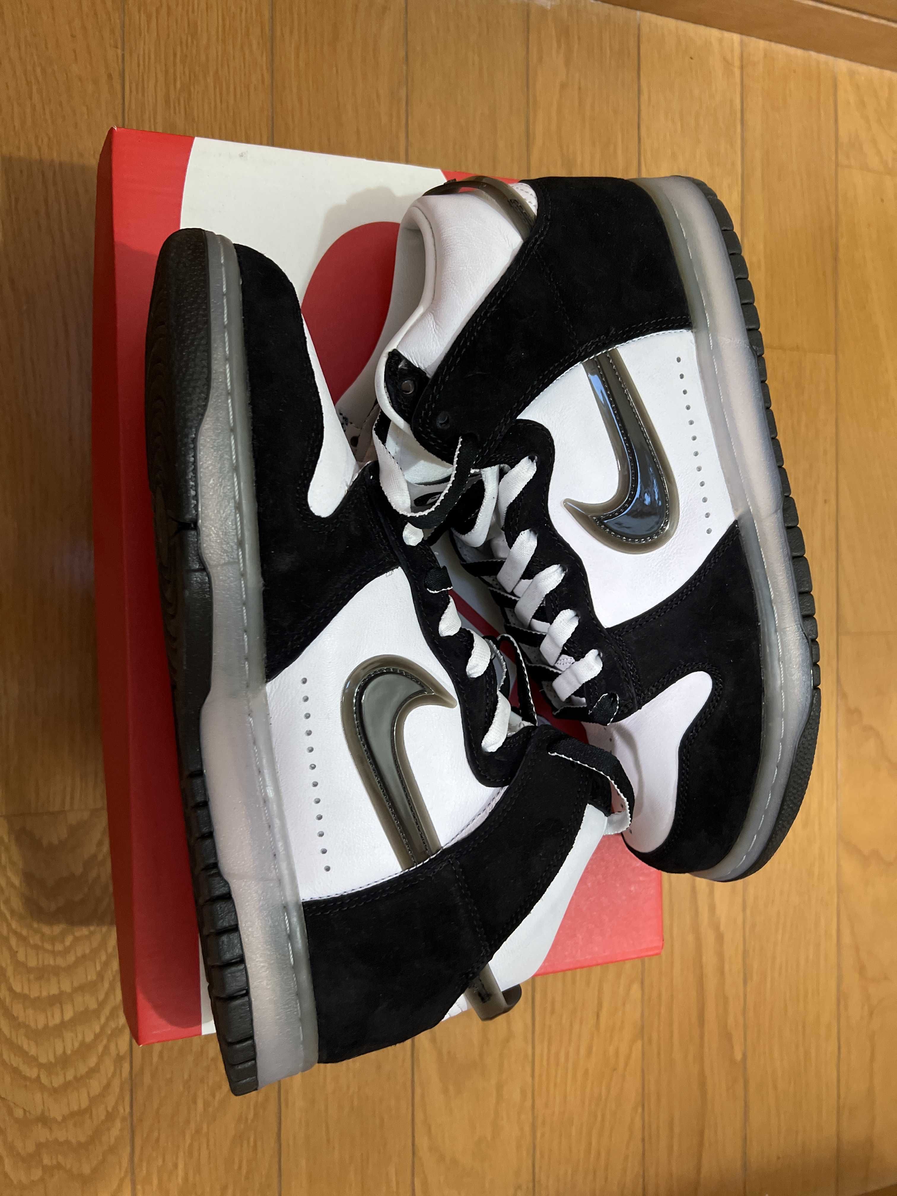 SLAM JAM x NIKE DUNK HIGH "WHITE/CLEAR BLACK"