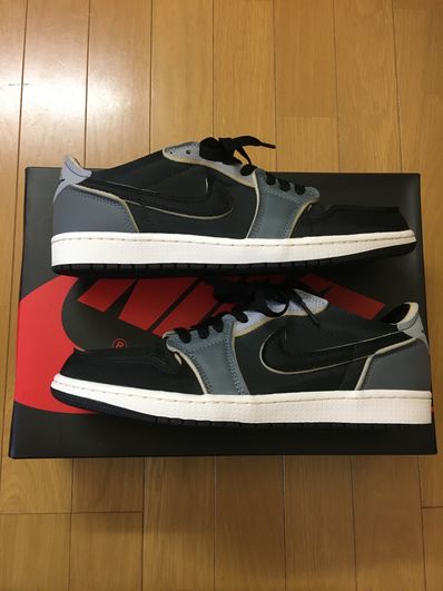 Nike Air Jordan 1 Low OG EX "Black and Smoke Grey"