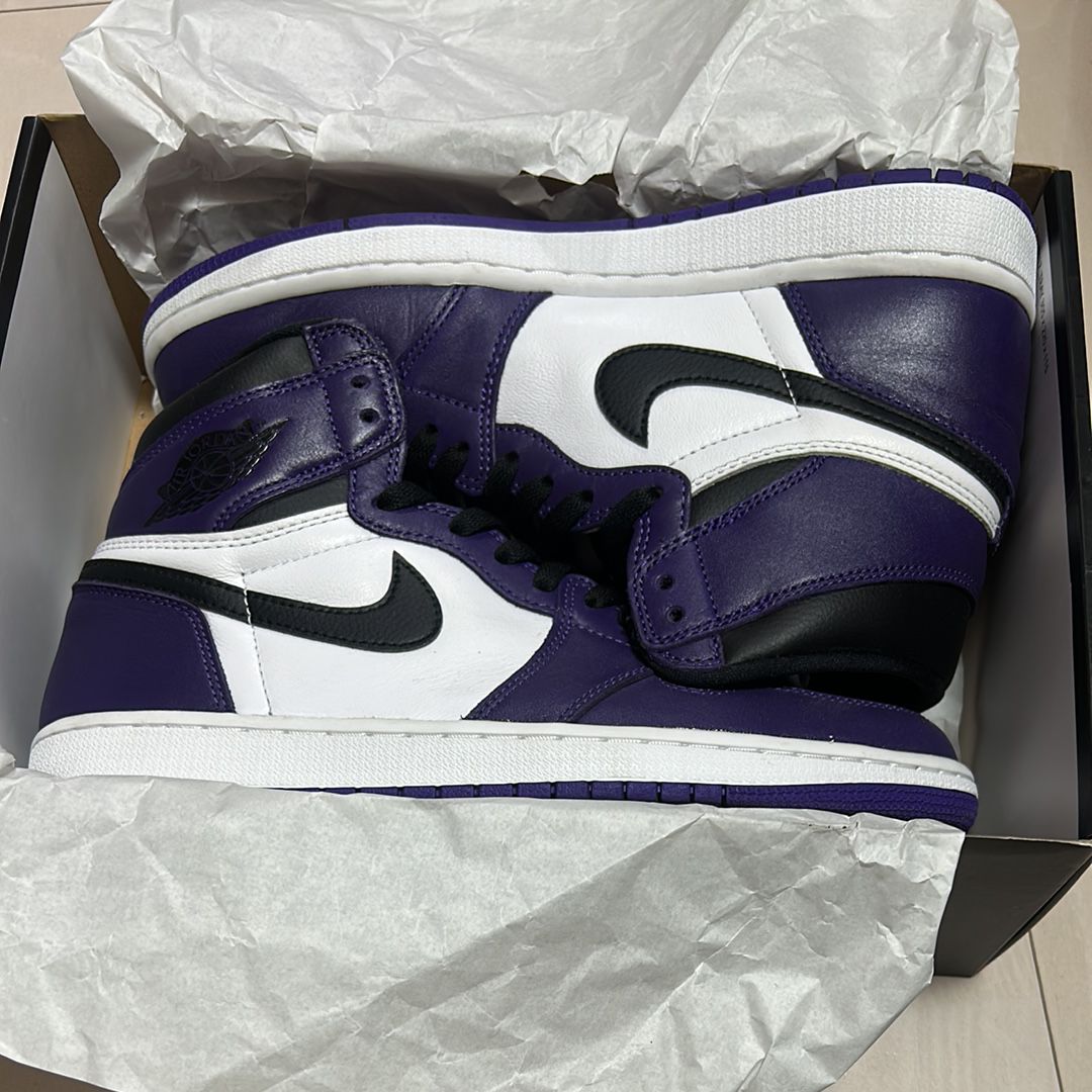 Nike Air Jordan 1 Retro High OG "Court Purple White/Black" (2020)   