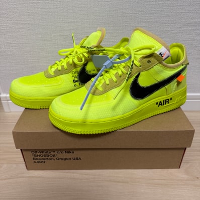Off-White × Nike Air Force 1 Low "Volt"