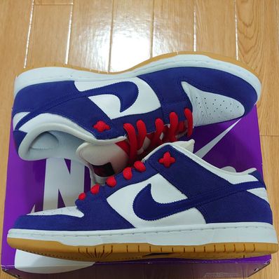 Nike SB Dunk Low "Los Angeles Dodgers/Deep Royal Blue"