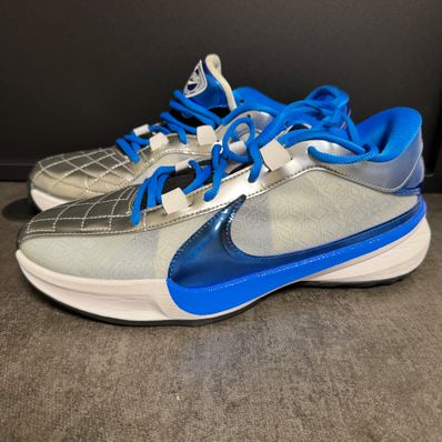 Nike Freak 5 "Photo Blue/Metallic Silver/Barely Volt/Black" (DX4985-402/DX4996-402)