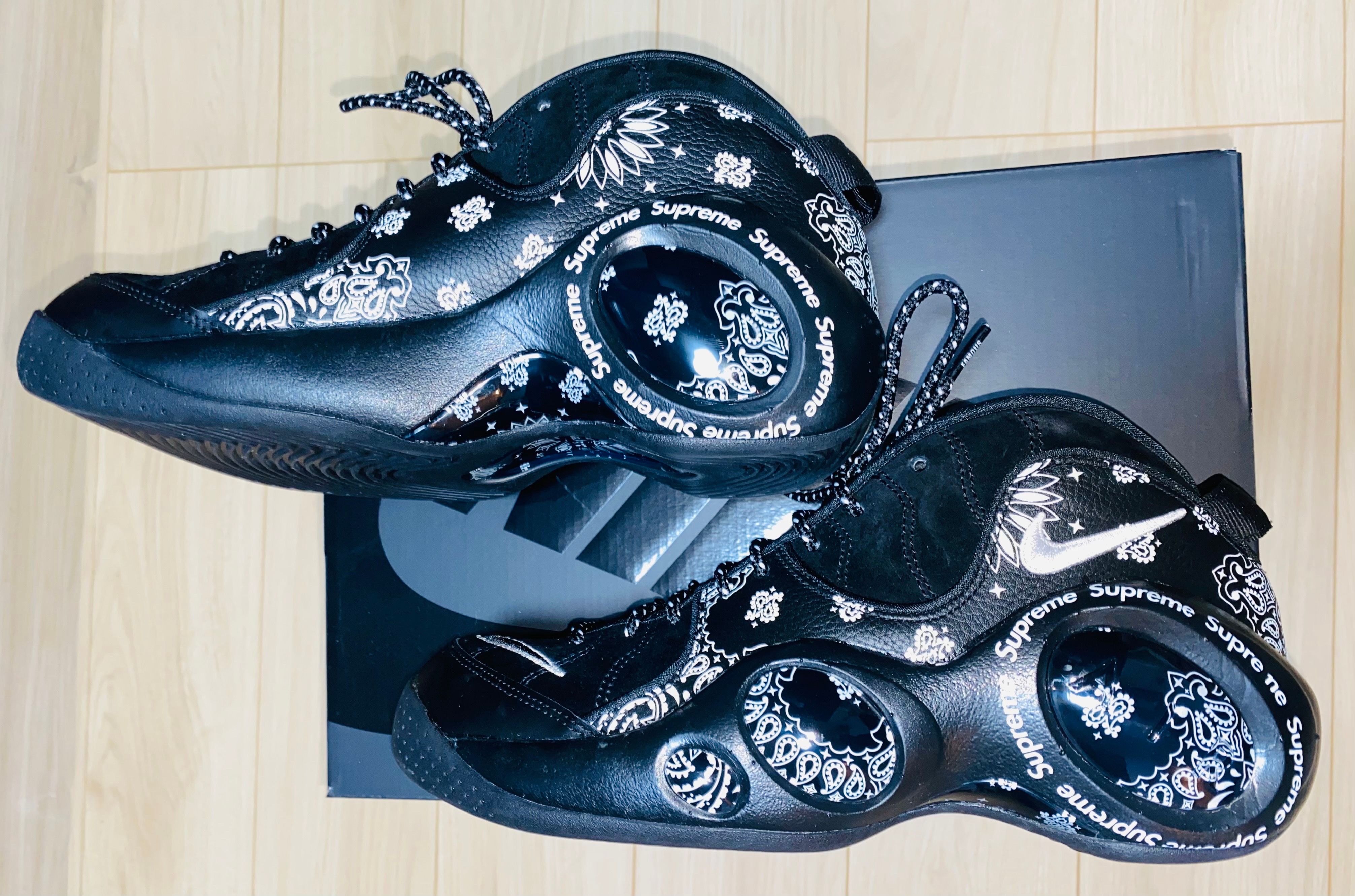 Supreme × Nike Air Zoom Flight 95 SP "Black/White"