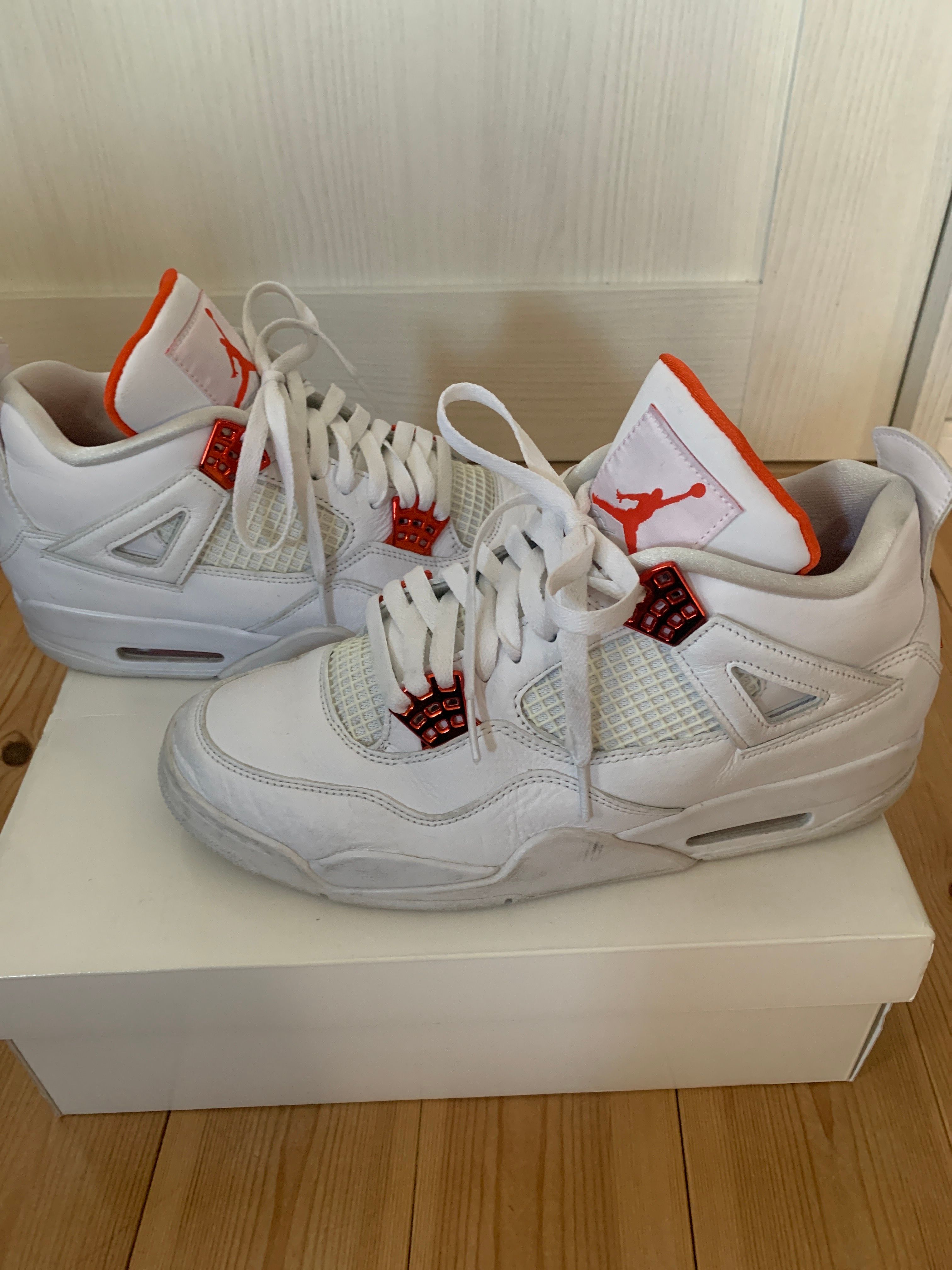 Nike Air Jordan 4 Retro "White/Team Orange"