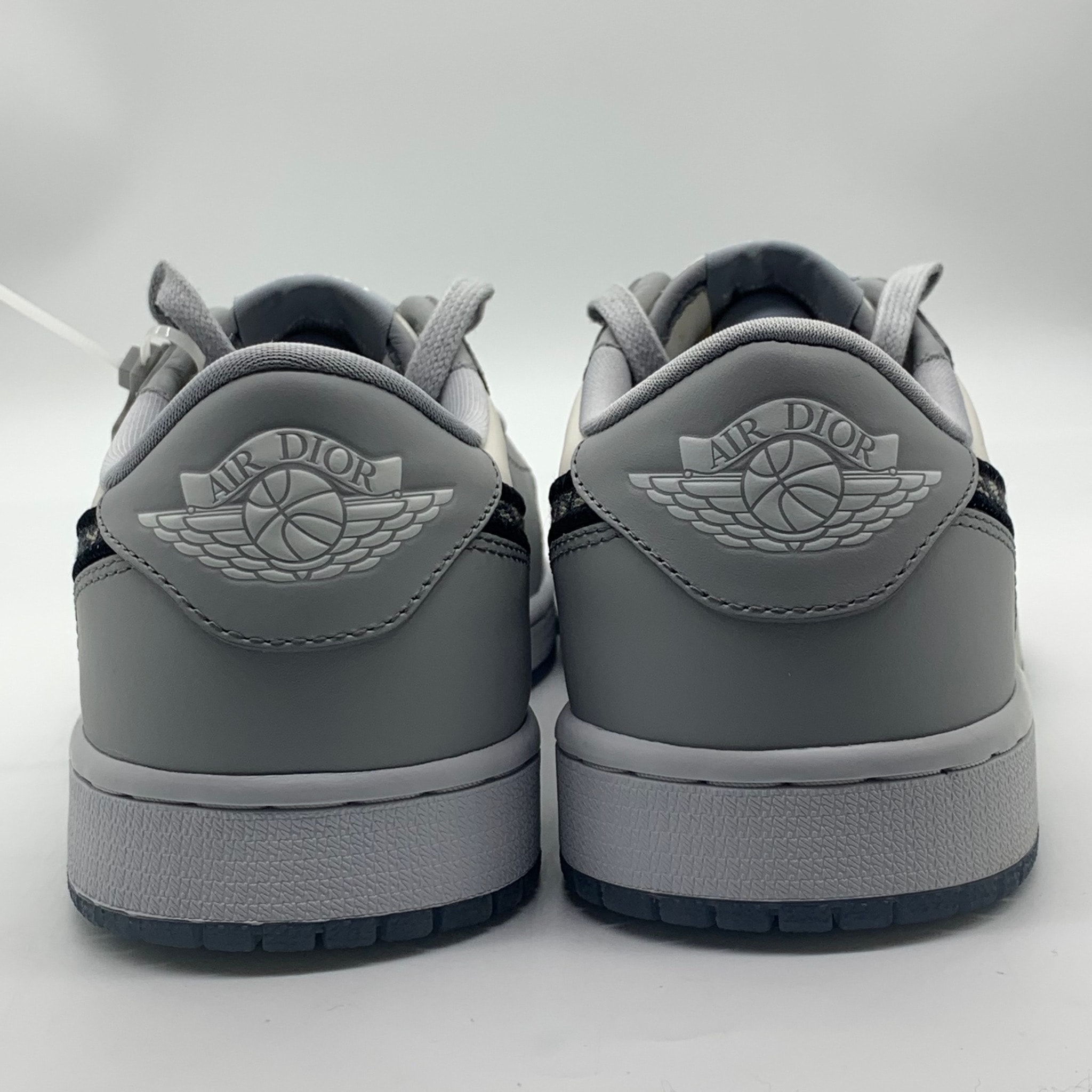 Dior × Nike Air Jordan 1 Low OG "Wolf Grey"