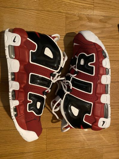 Nike Air More Uptempo ’96 "Black and Varsity Red" (2021)